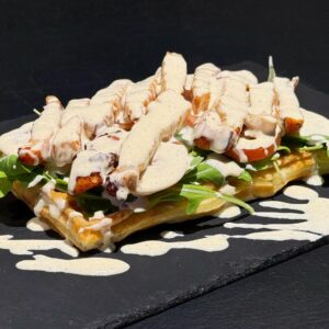 Gaufre au poulet